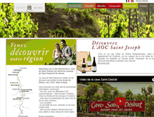 Tablet Screenshot of cave-saint-desirat.com